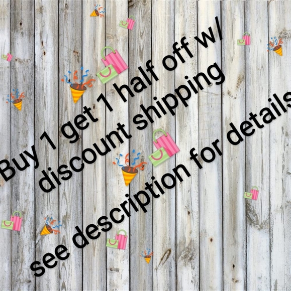 ๐๐Buy 1 Get 1 HALF OFF with discounted shipping!!! - Picture 1 of 1